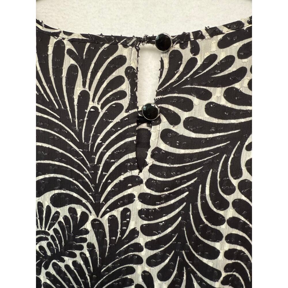 Loft Fern Flounce Ruffle Hem Swing Dress, Size XL - Picture 4 of 6